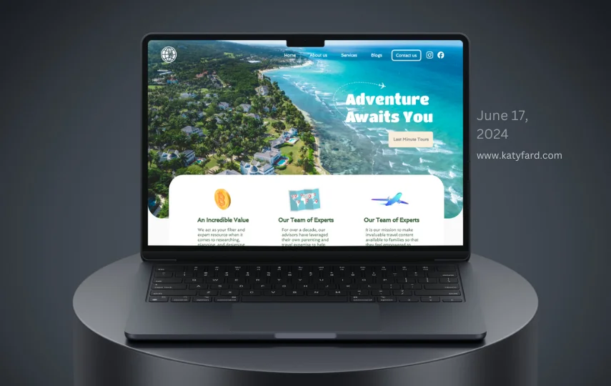 Travel agency in katy fard portfolio