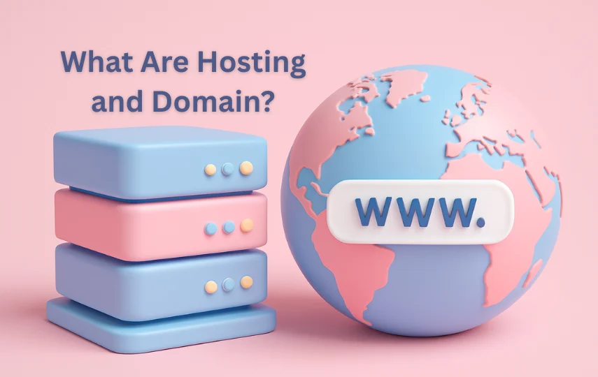 What Are Hosting and Domain, and What’s the Difference? in Katy Fard web design portfolio